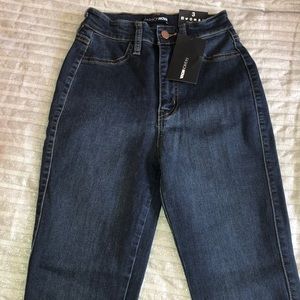 Dark denim high waisted Fashion Nova jeans